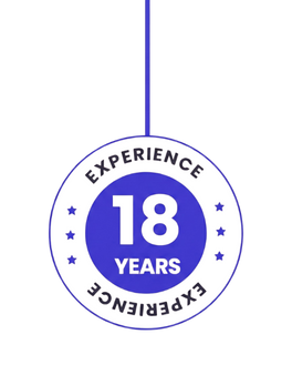 18 Years Experience Badge